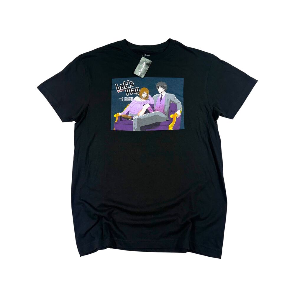 Let's Play Anime T-Shirt Men's Medium NEW NWT Hot Topic 2021 RARE